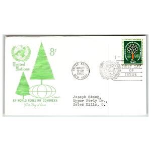 Scott #1175 1960 World Forestry Congress First Day Cover FDC Artmaster